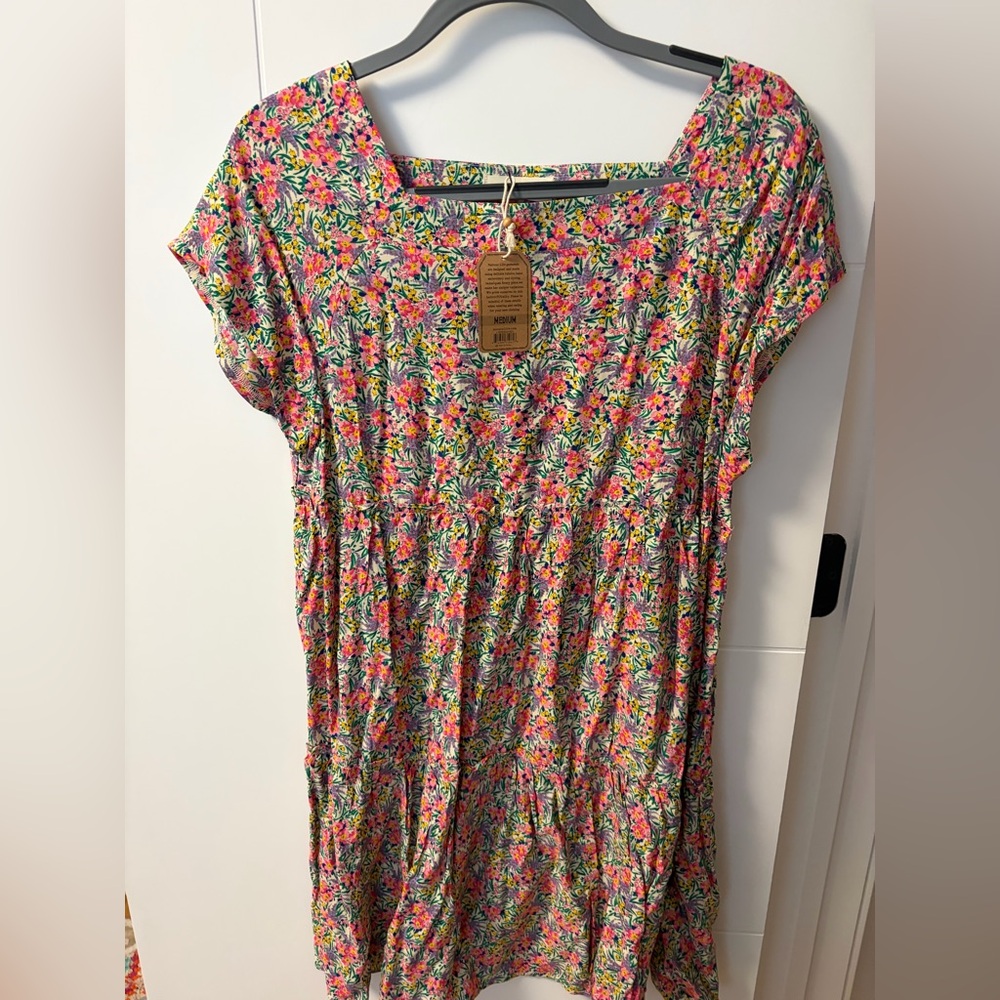 NATURAL LIFE Colorful Floral Blouse